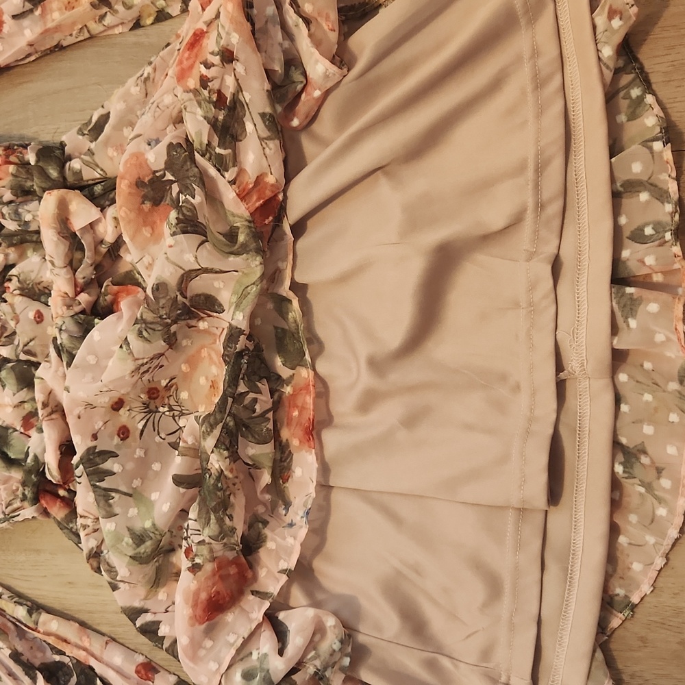 Boohoo Blush Floral Pink Dress - Picture 6 of 7